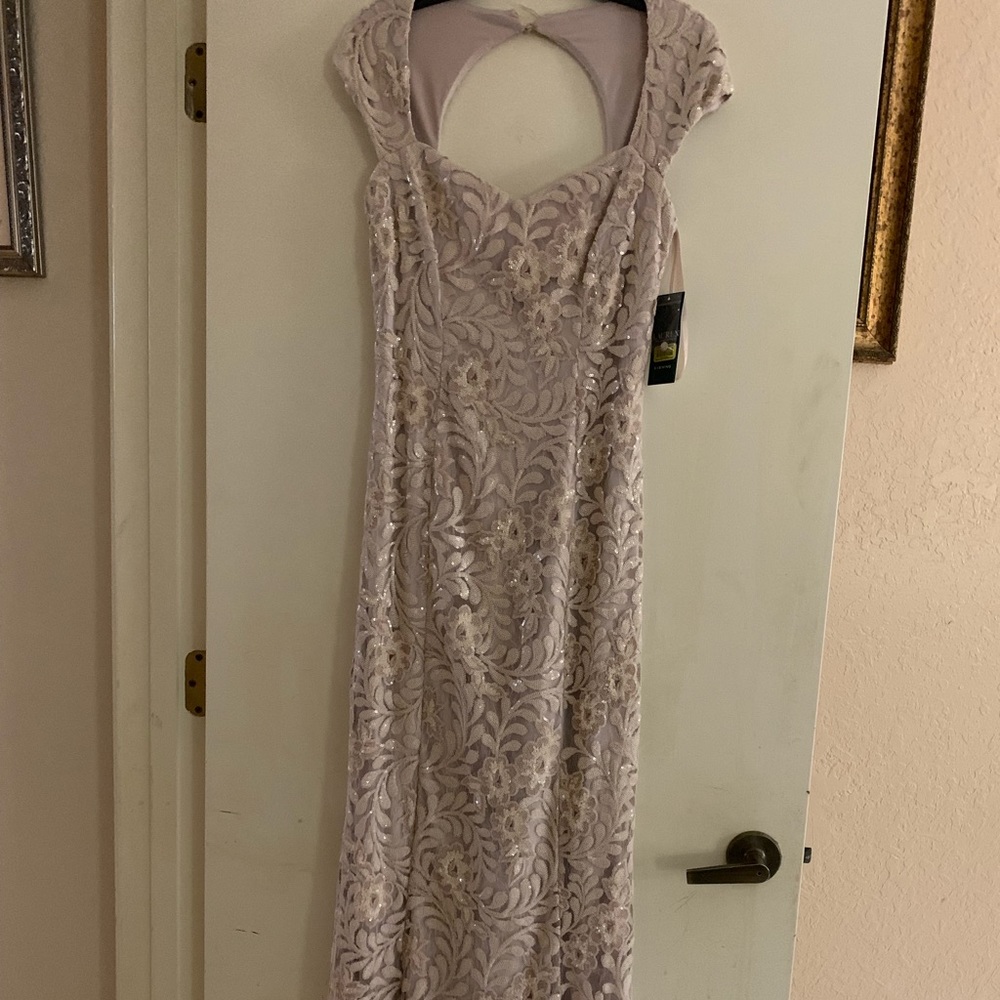 ❤️❤️❤️ Ralph Lauren Blush Evening Gown Sequence
